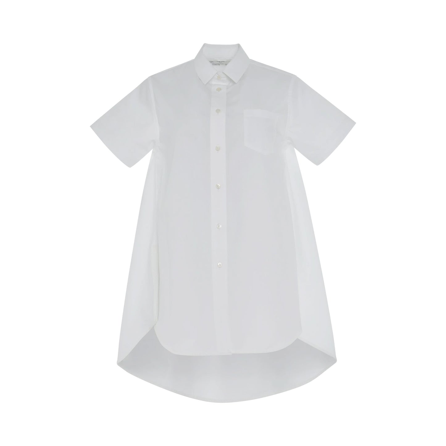 Cotton Poplin Shirt in White