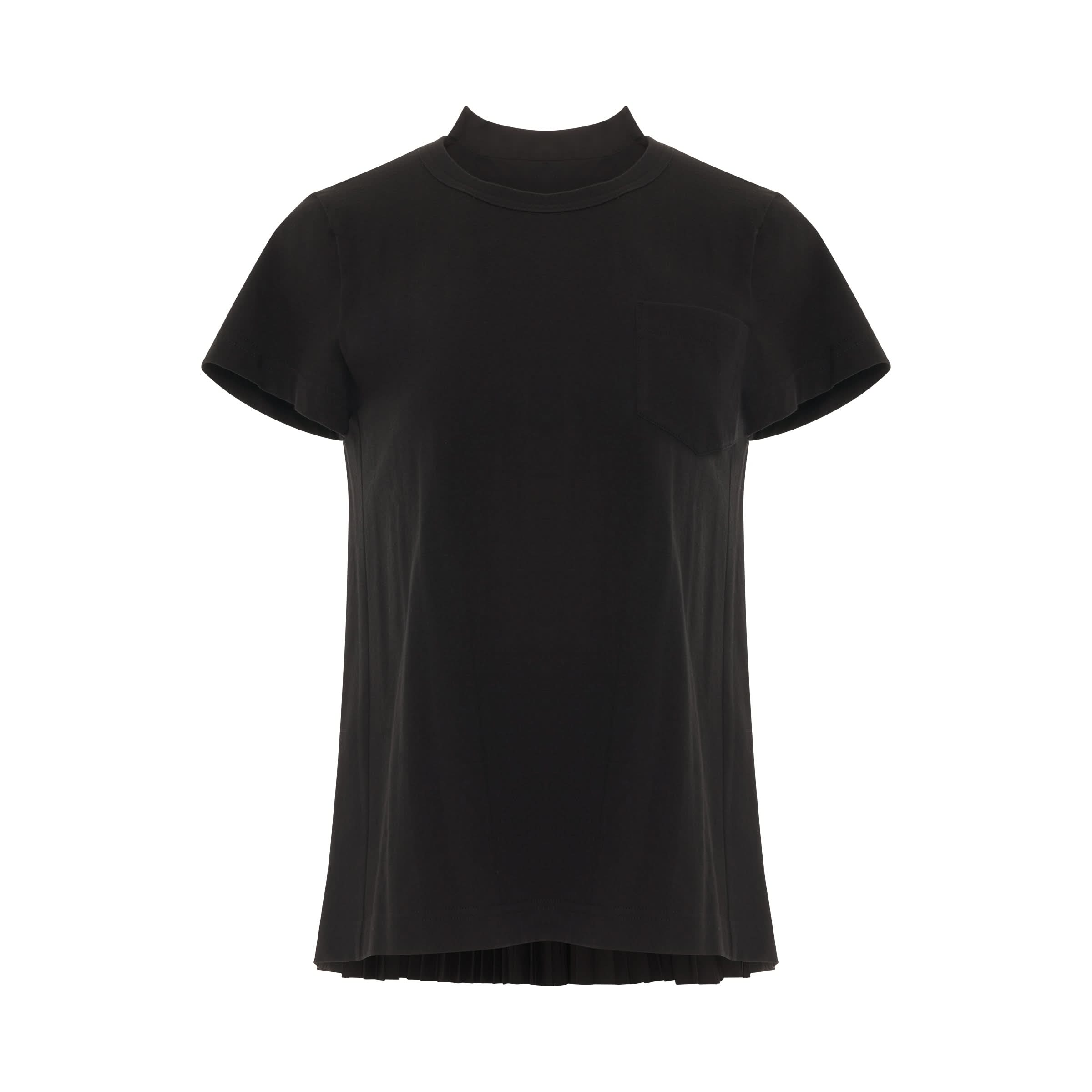 Cotton T-Shirt in Black