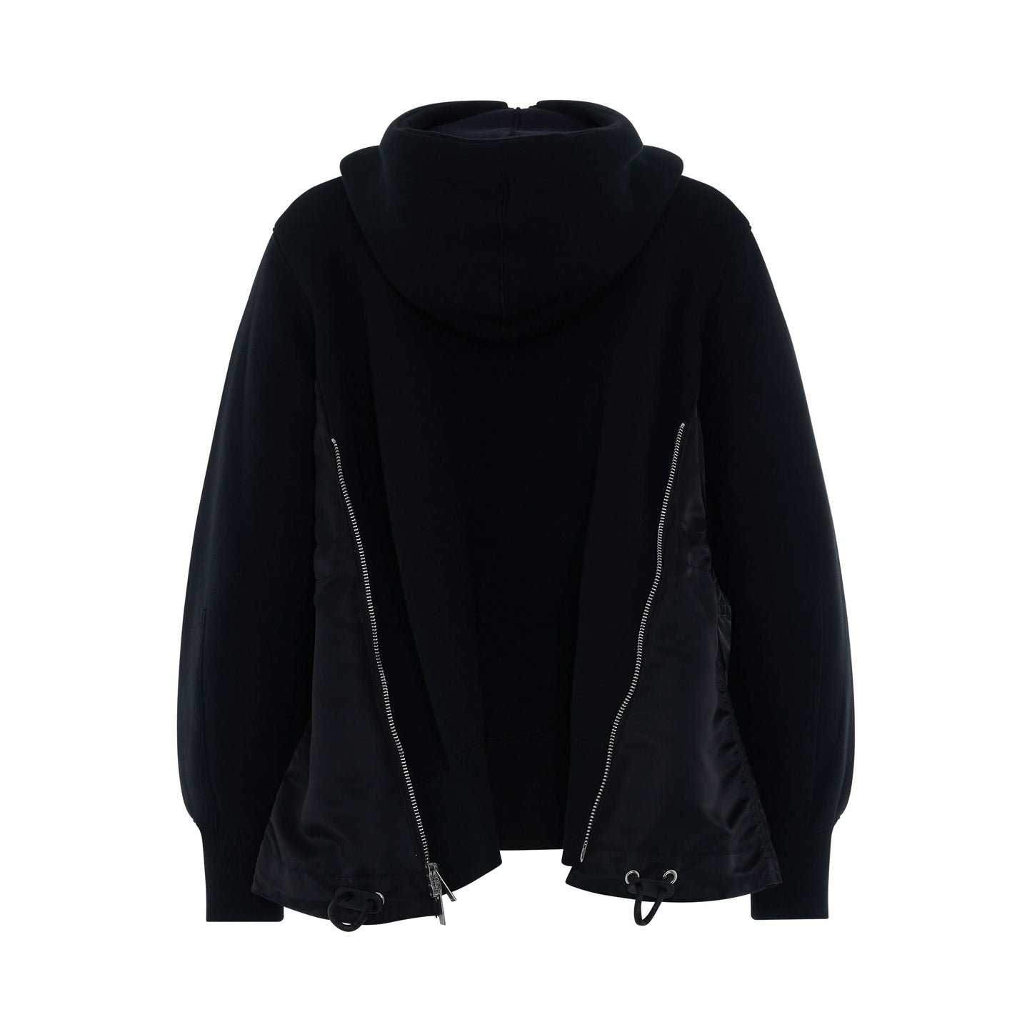 Sponge Sweat 
MA-1 Hoodie in Black