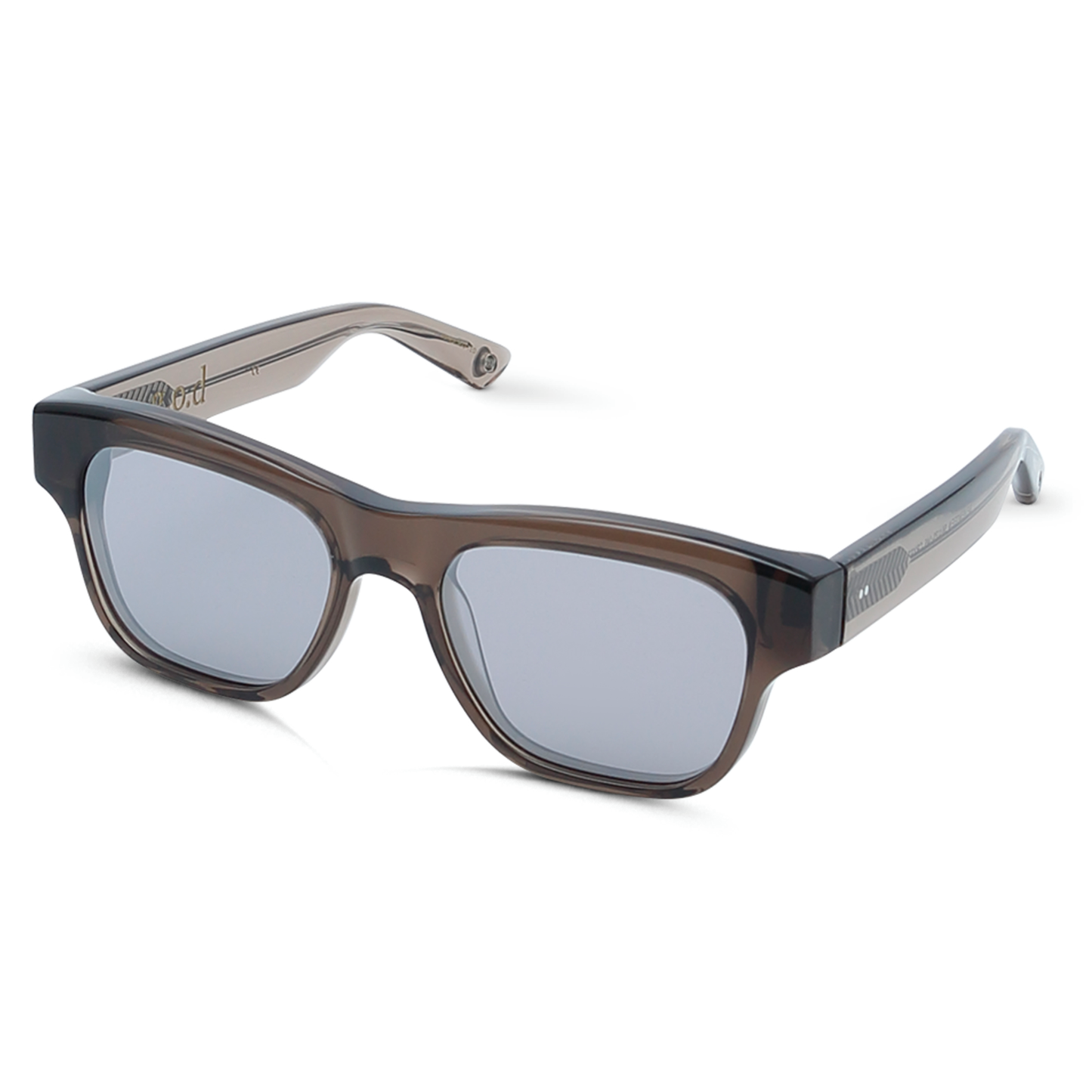 Seventeen Crystal Grey Sunglass with Grey Flash Lens