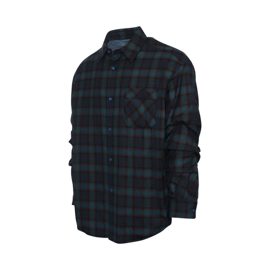 Super Big Check Shirt in Blue