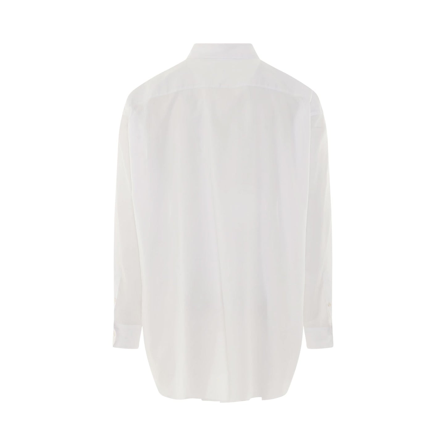 Oversize Long Sleeve Shirt in White