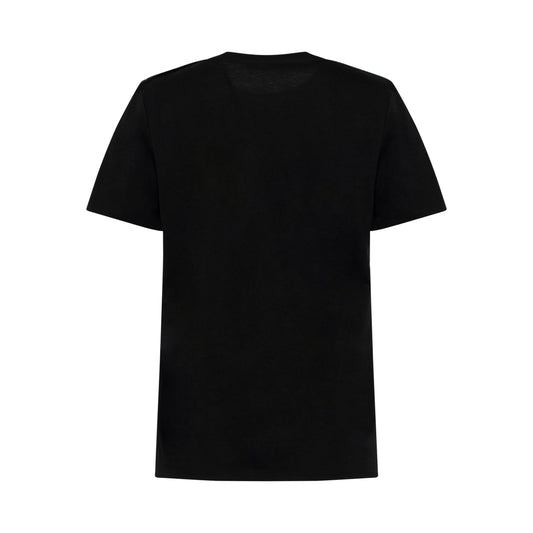 Logo Metallic T-Shirt in Black