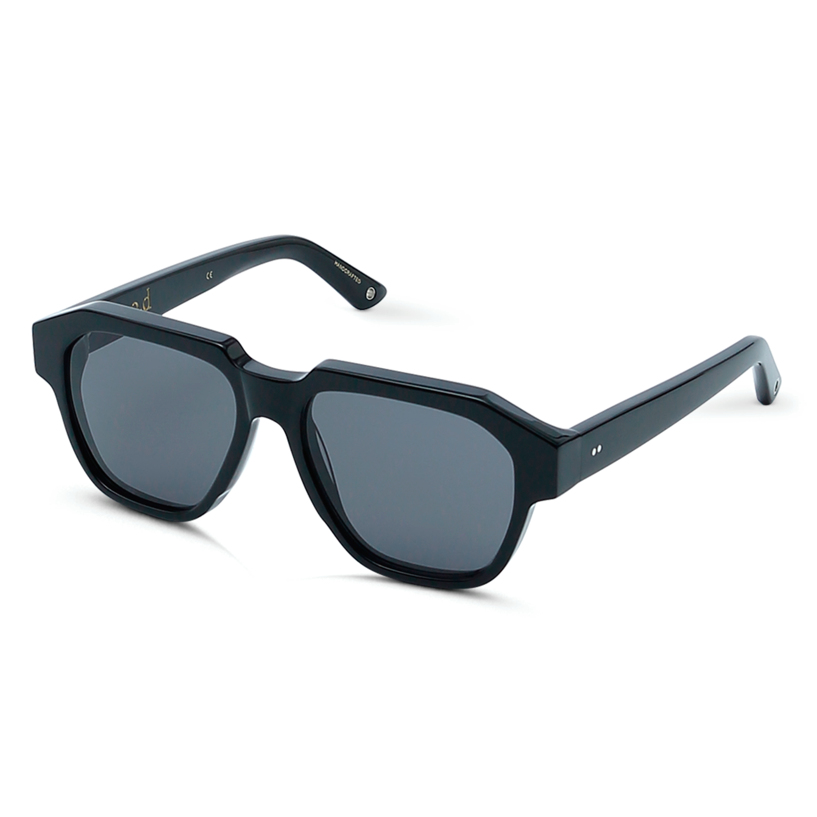 Twenty Eight Black Sunglass with Grey Lens