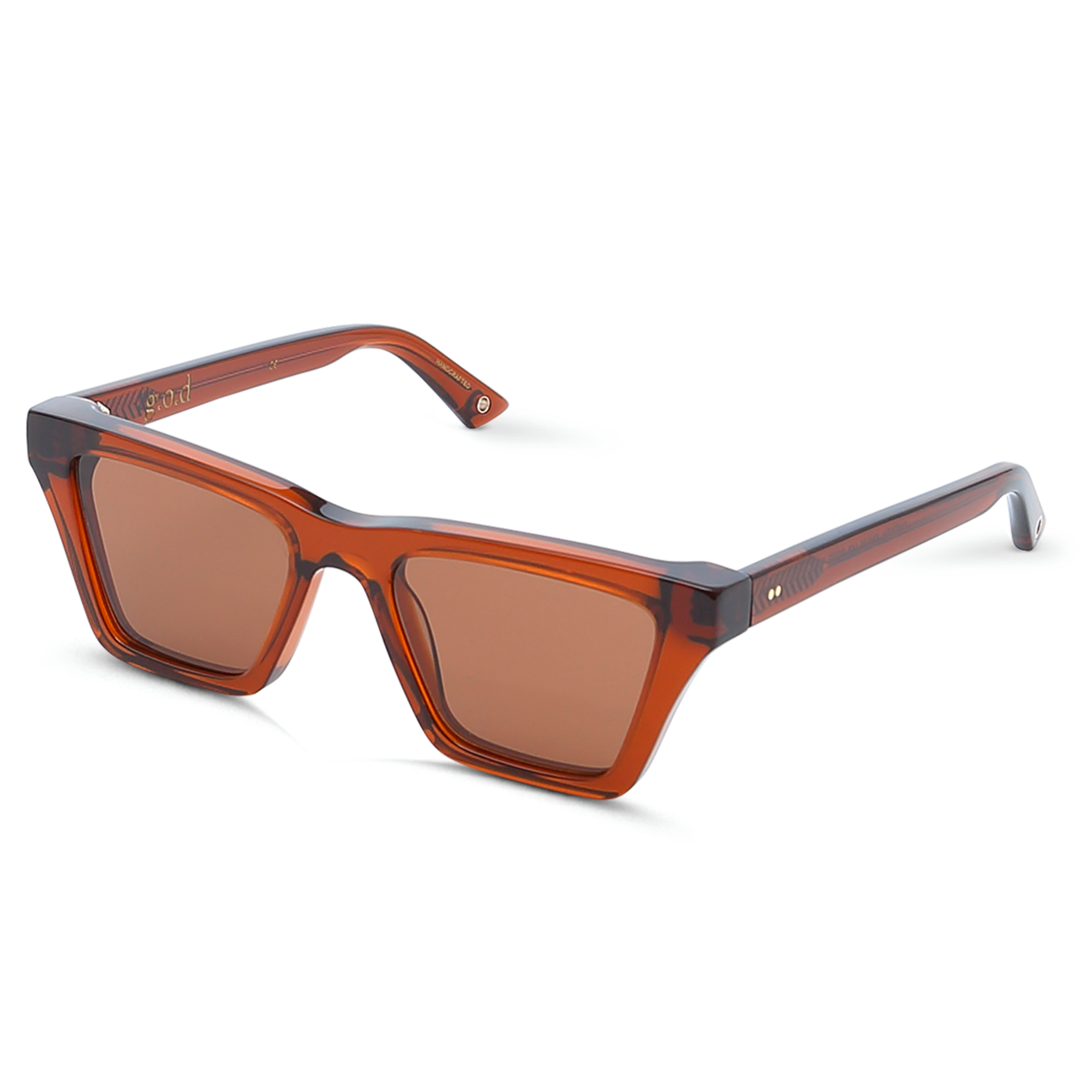 Twenty Root Beer Sunglass with Brown Lens