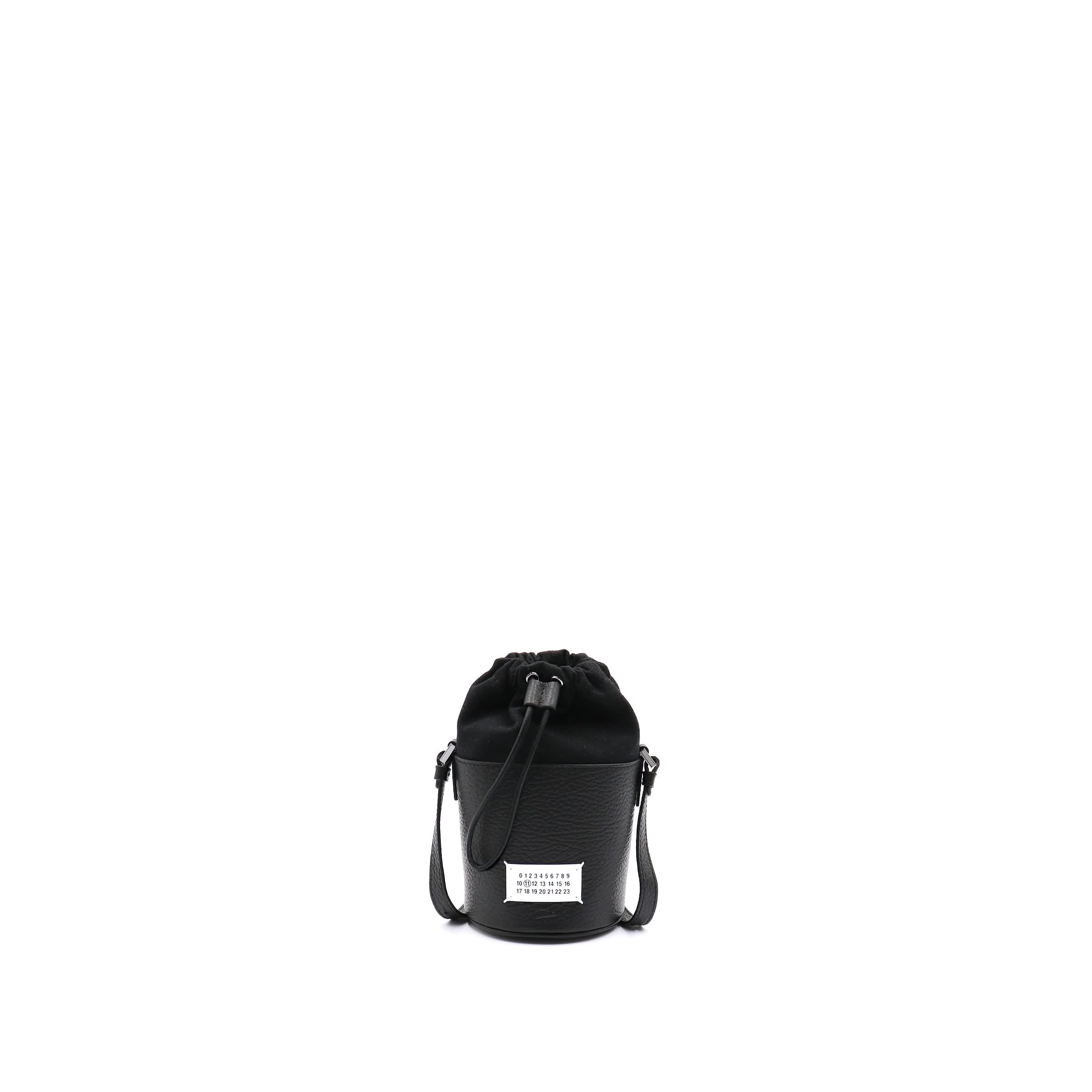 Mini 5AC Bucket Bag in Black