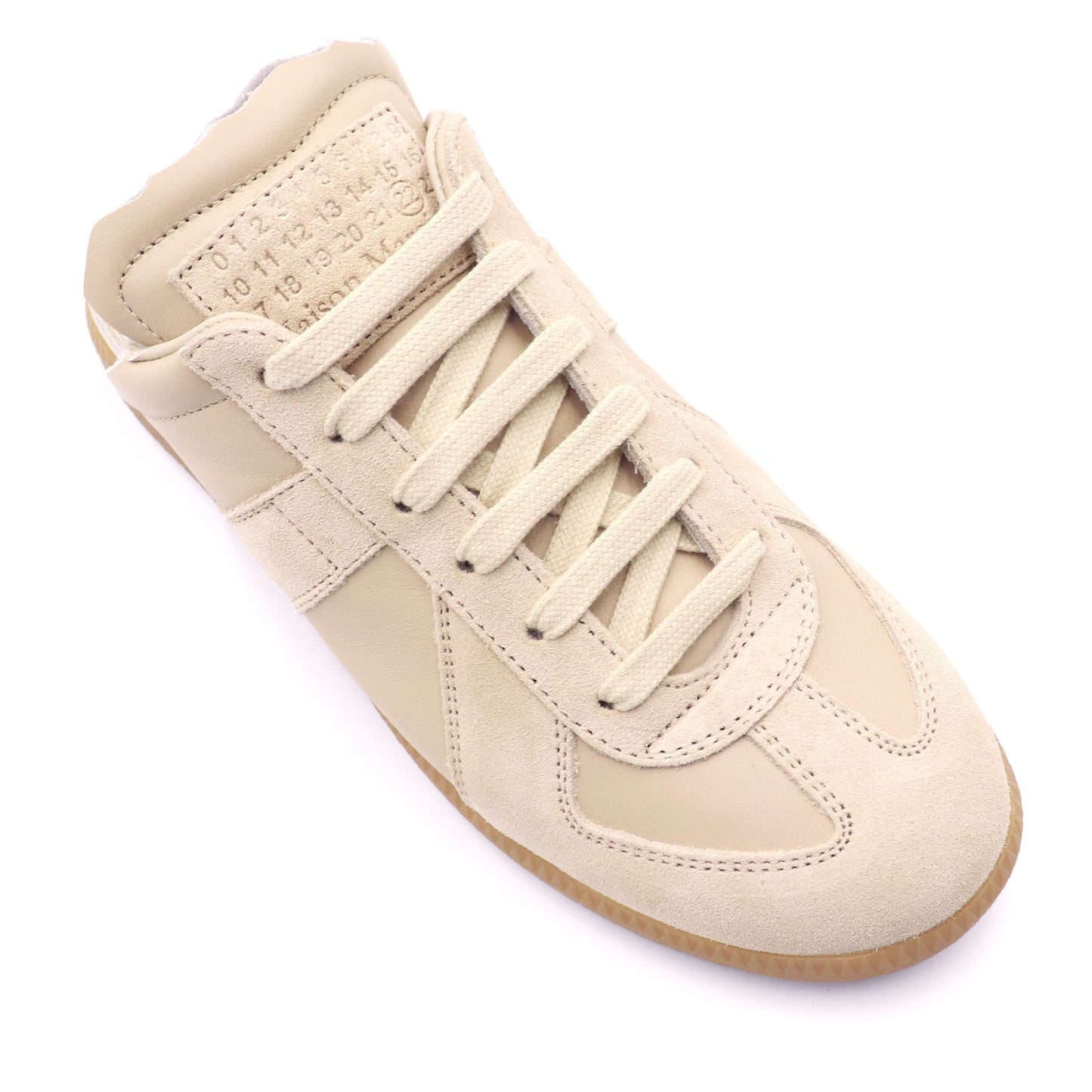 Replica Open Back Sneakers in Beige