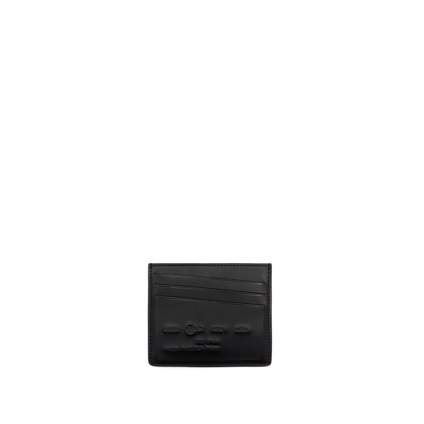 Four Stitch Cardholder Black