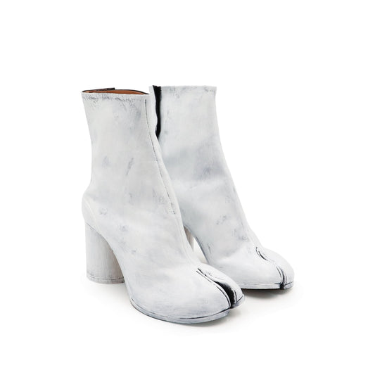 Tabi Bianchetto Ankle Boots 8cm Heel