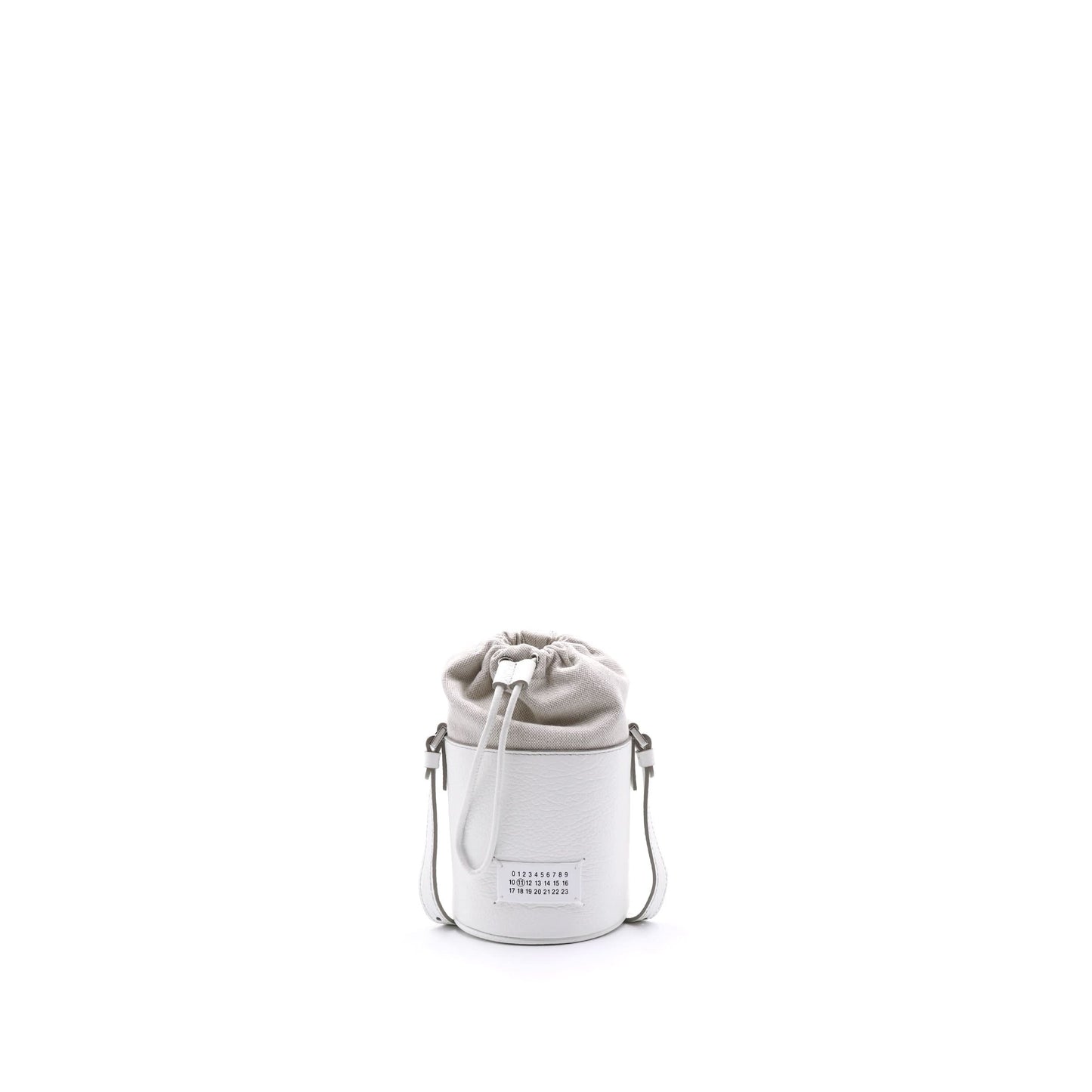 Small 5AC Bucket Bag in White