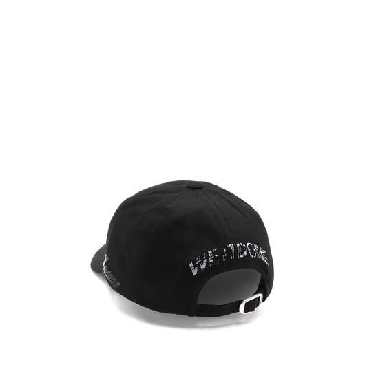 Logo Stamp Cap in Black