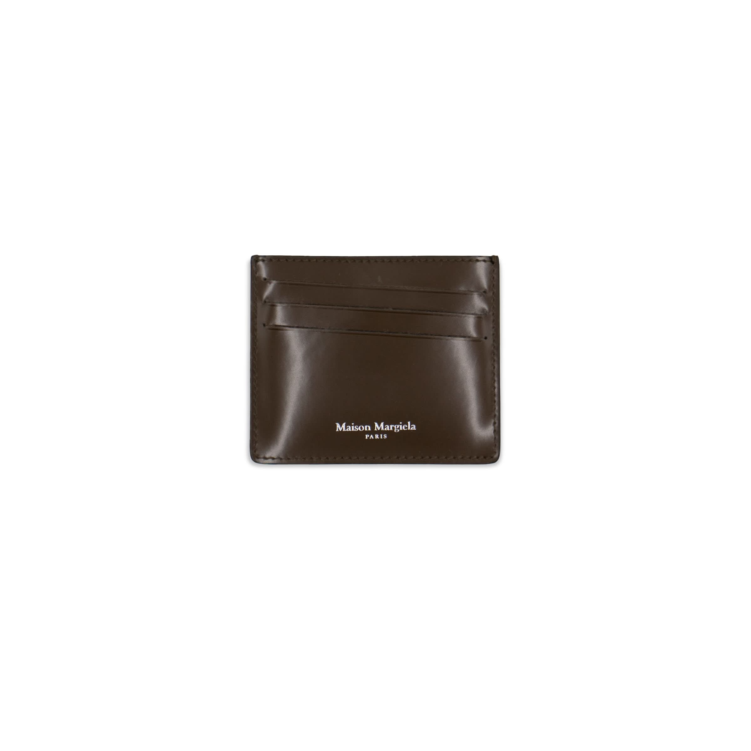 Leather Card Holder in Canteen