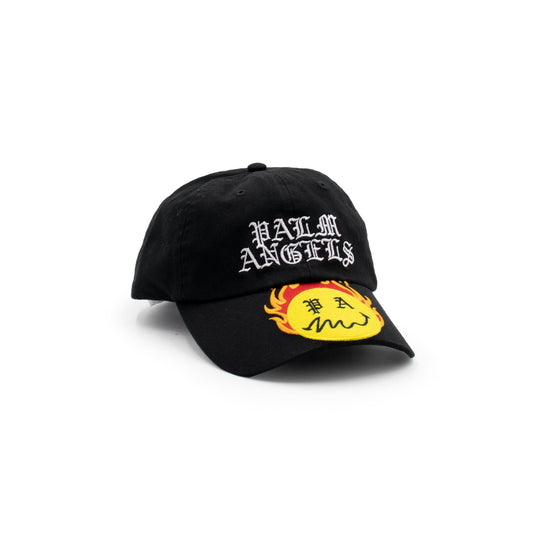 Burning Head Cap in Black/Yellow