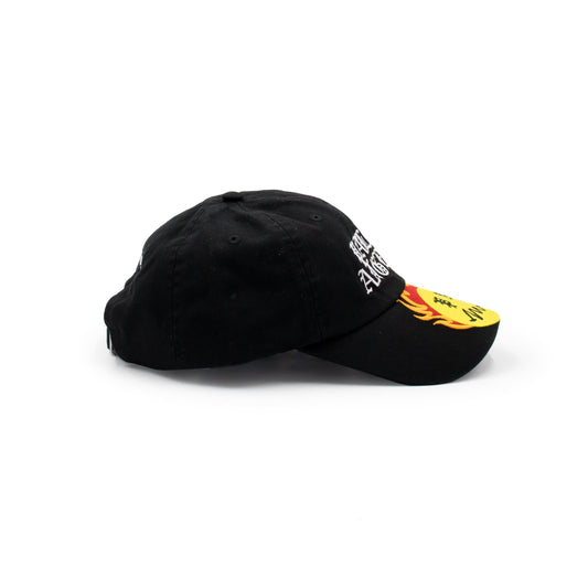 Burning Head Cap in Black/Yellow