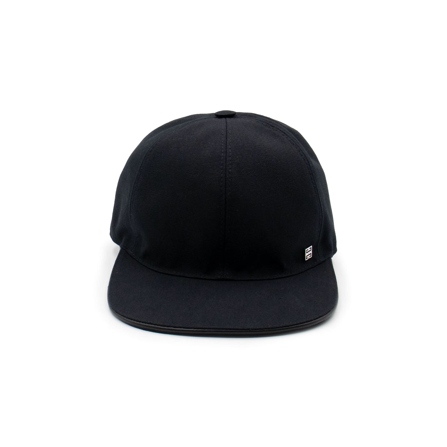 Flat Cap with Lock in Black