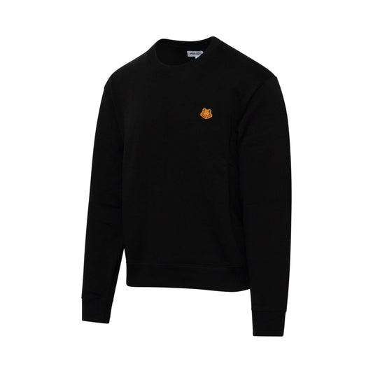 Kenzo Tiger Crest Sweatshirts in Black