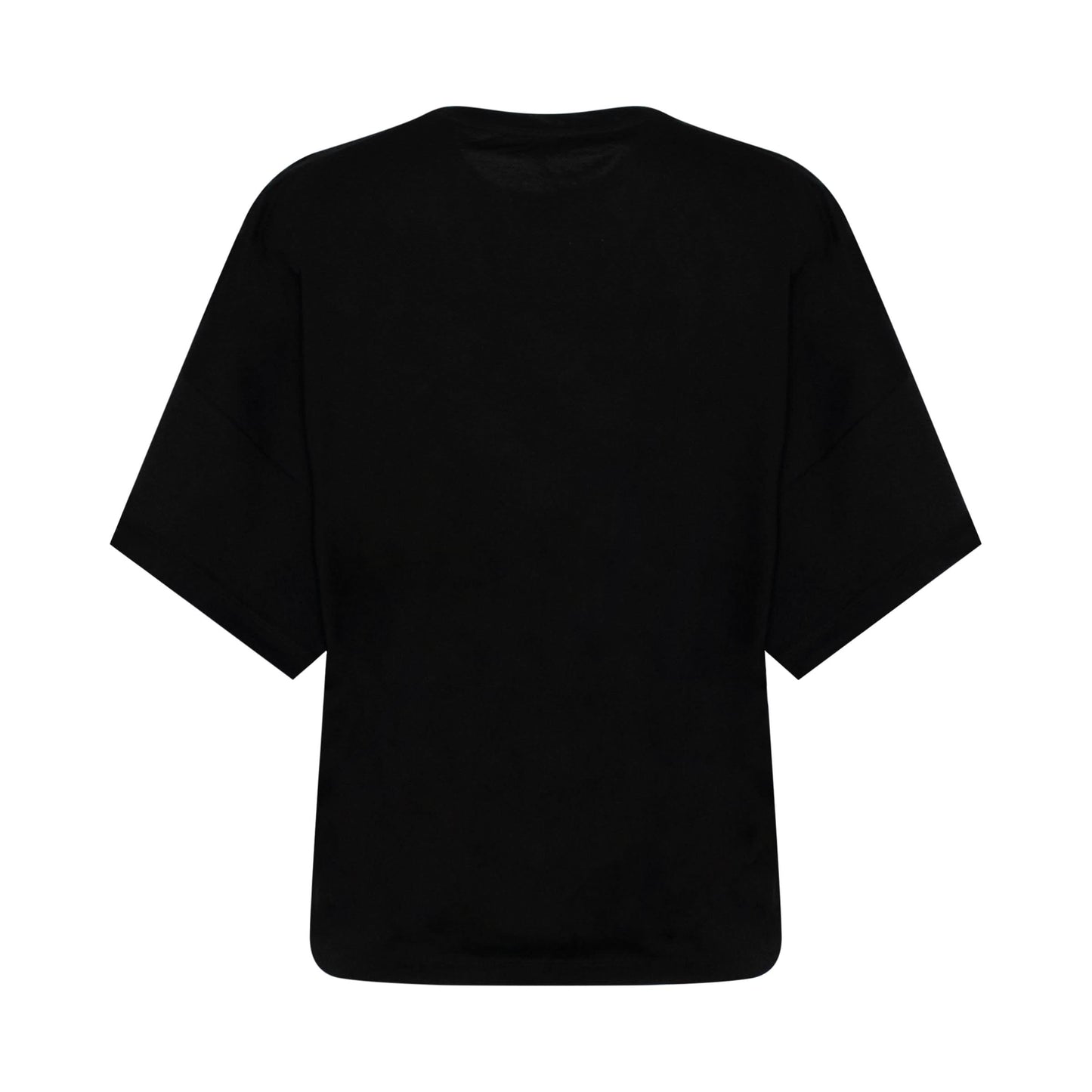 Short Oversize Anagram T-Shirt in Black