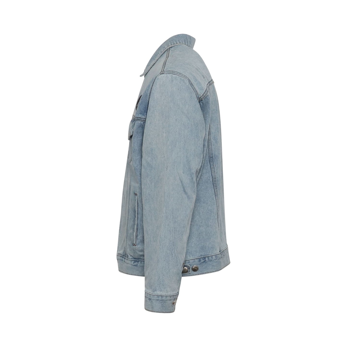 Oversized Denim Jacket in Ice