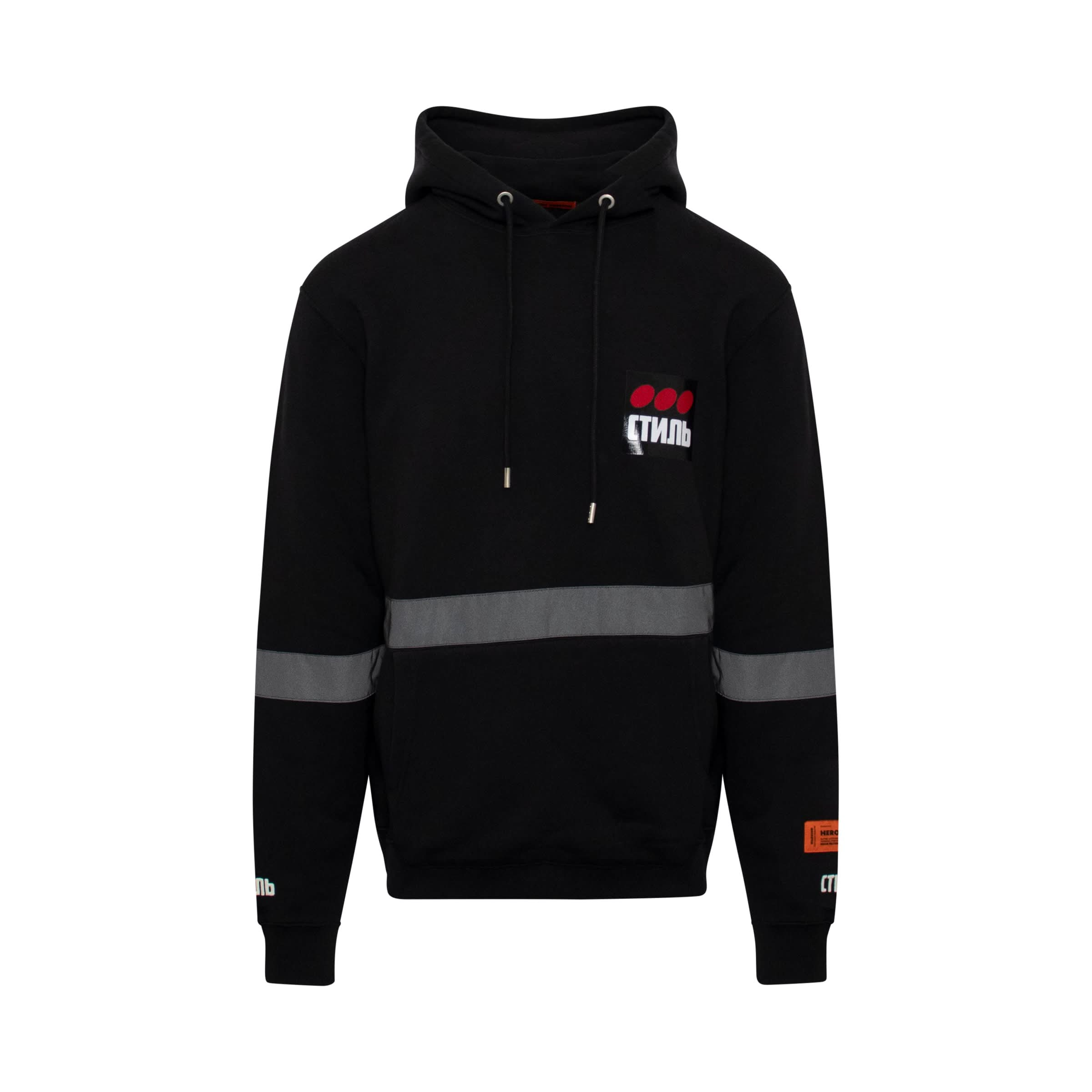 CTNMB Reflective Hoodie in Black