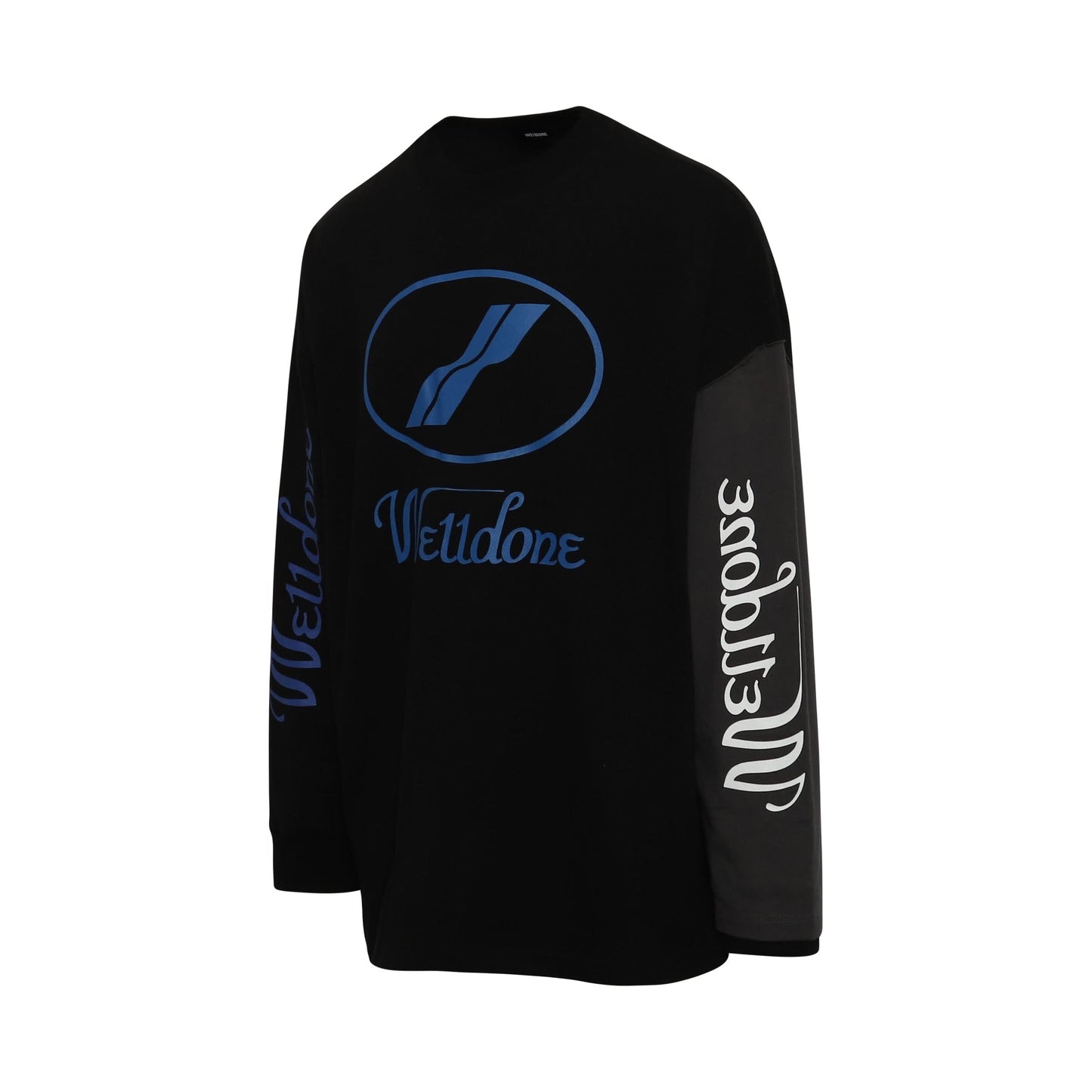 Remake Logo Long Sleeve T-Shirt in Black