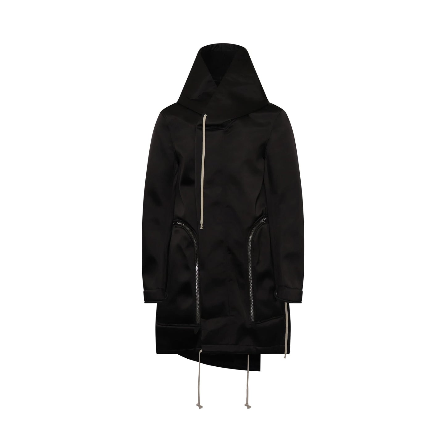 Bauhaus Fishtail Coat in Black