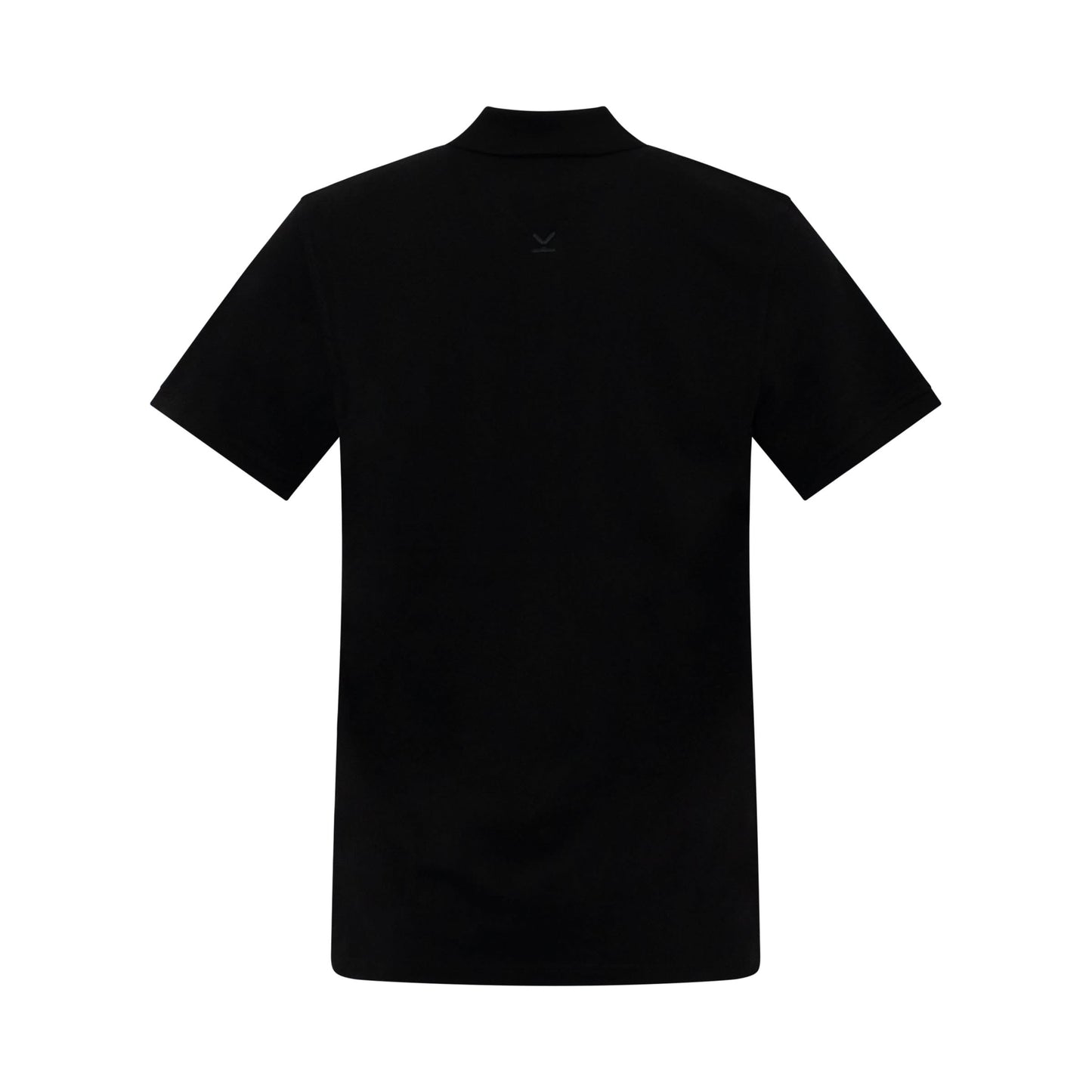 Tiger Crest Polo in Black