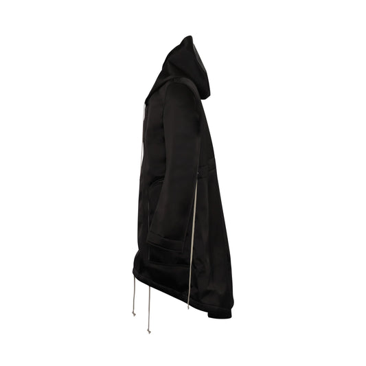 Bauhaus Fishtail Coat in Black