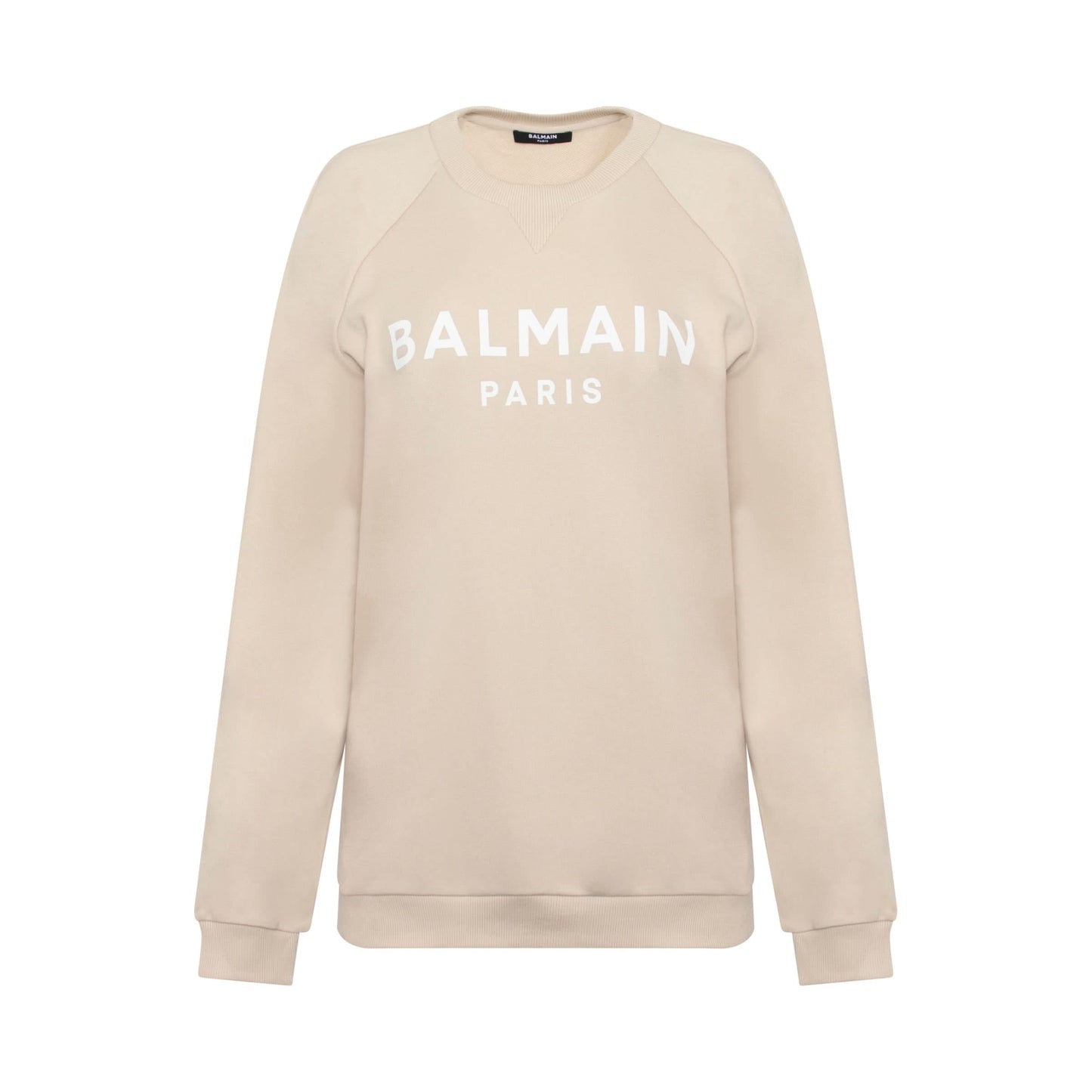 Printed Logo Sweatshirt in Ivory