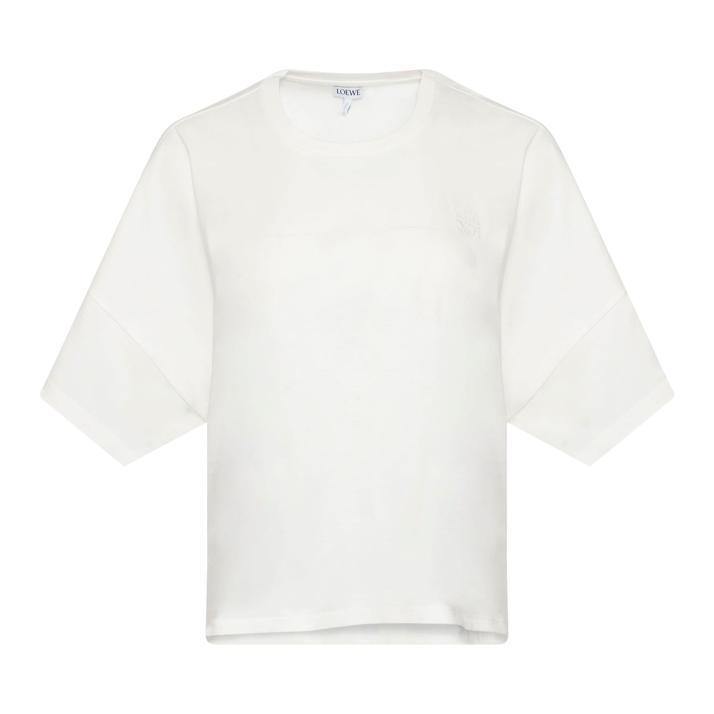 Short Oversize Anagram T-Shirt in White