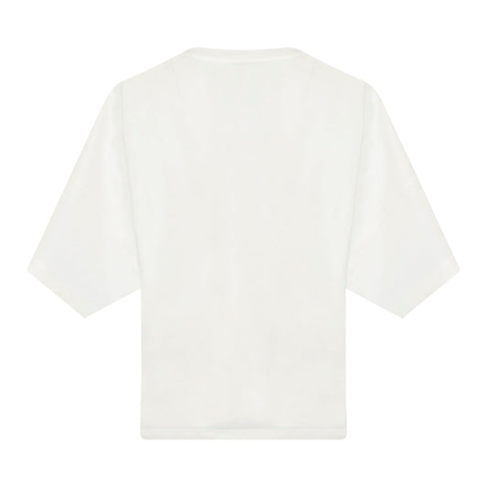 Short Oversize Anagram T-Shirt in White