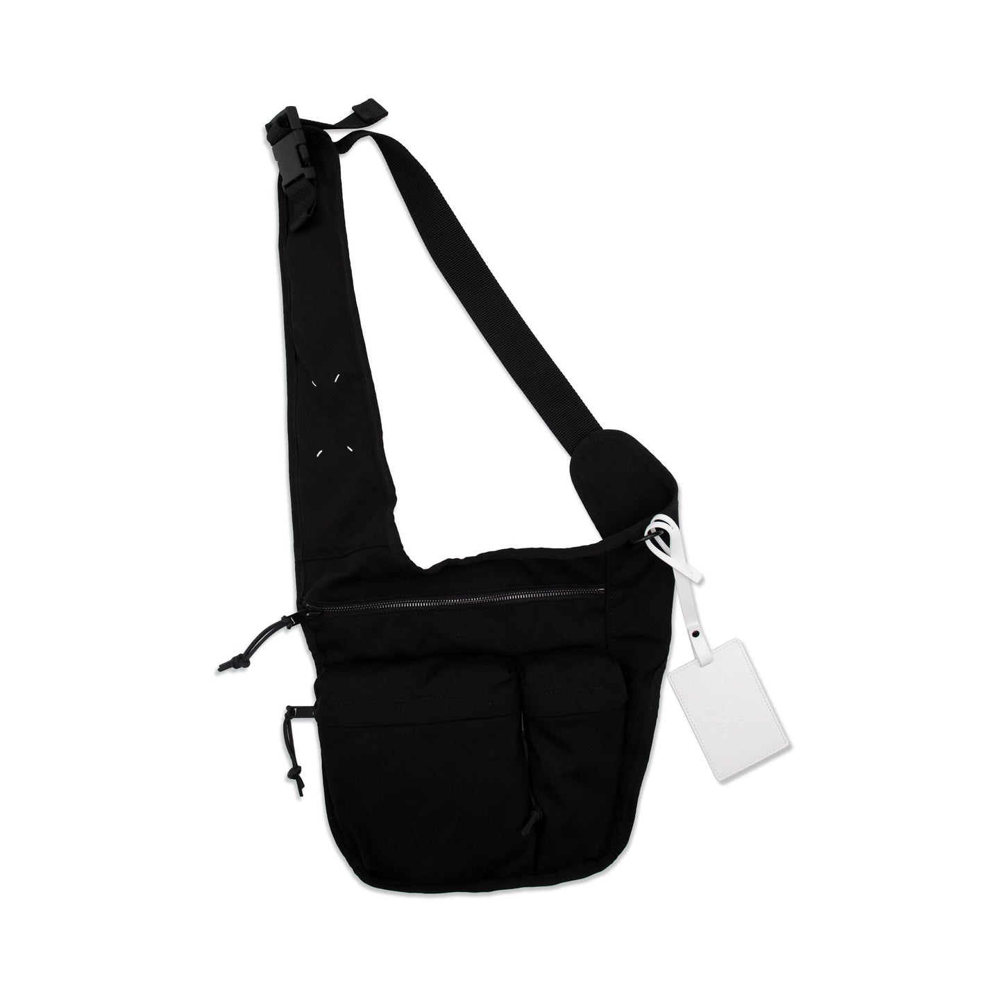 Crossbody Messenger Bag in Black