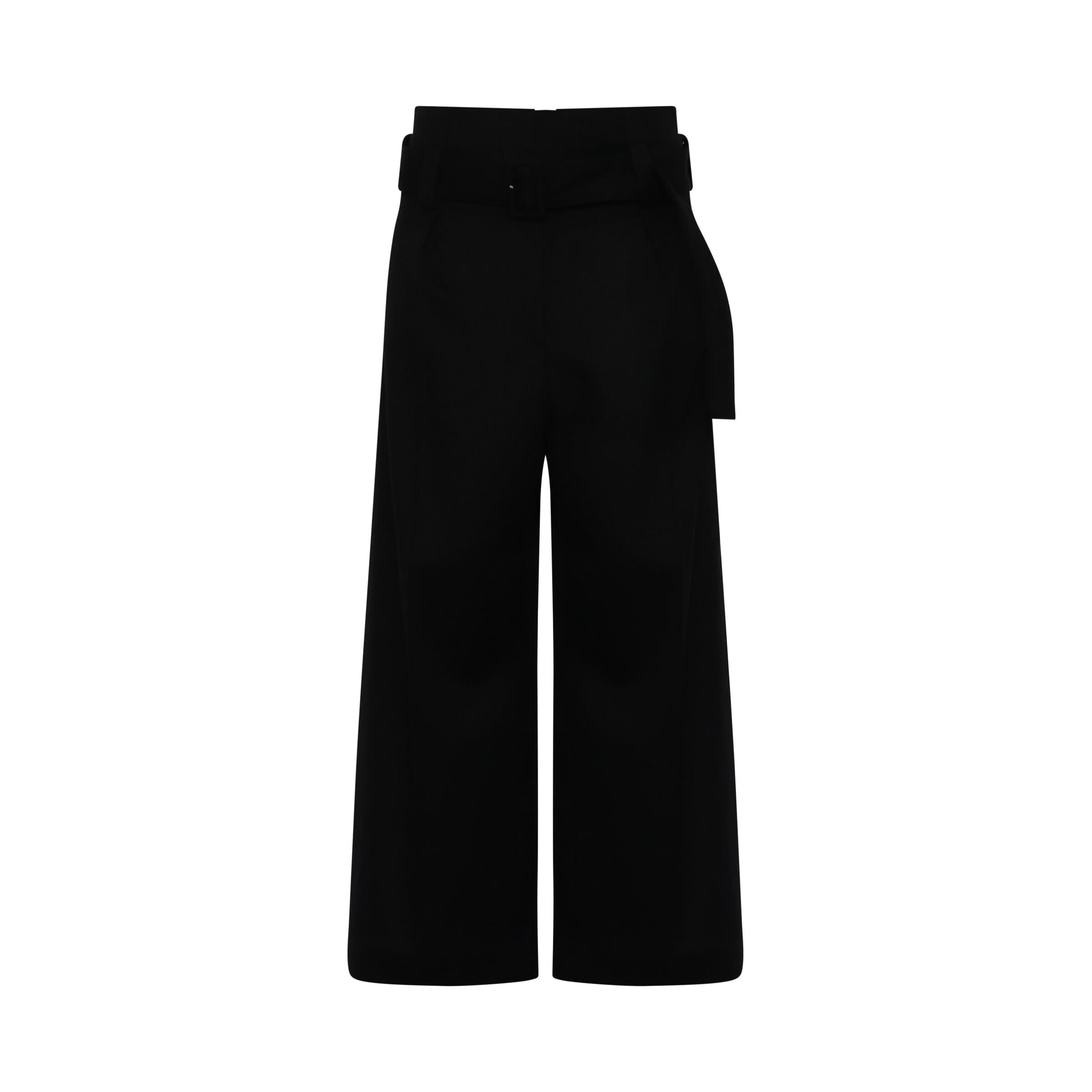 Belted Trouser in Black