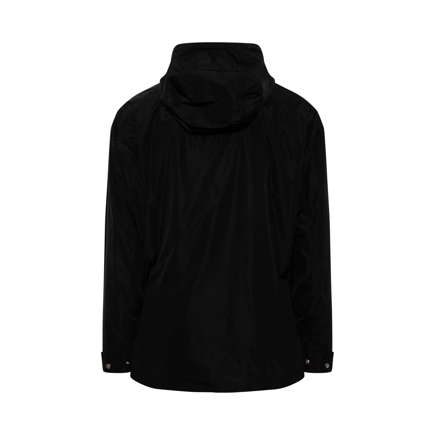 Windbreaker Zip Jacket in Black