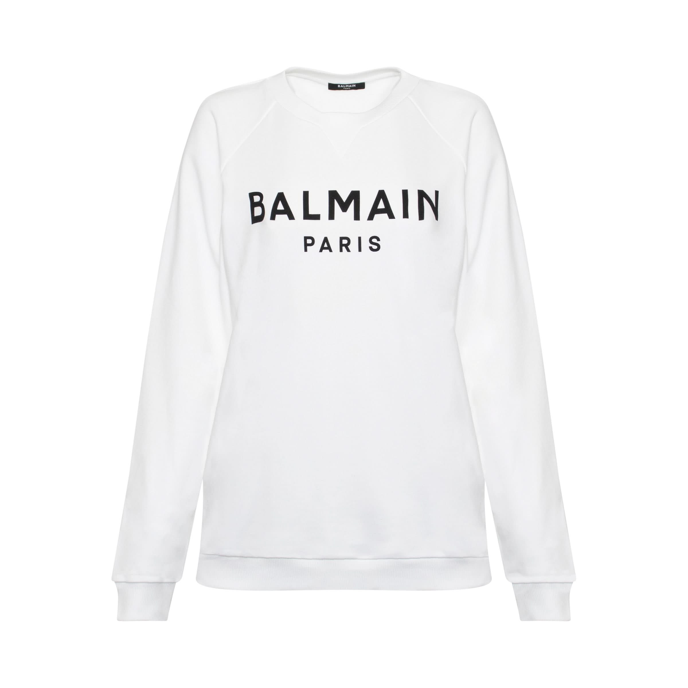 Printed Logo Sweatshirt in White