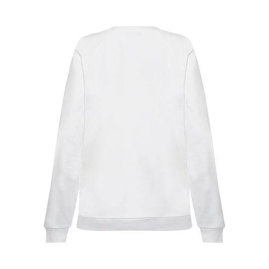 Printed Logo Sweatshirt in White