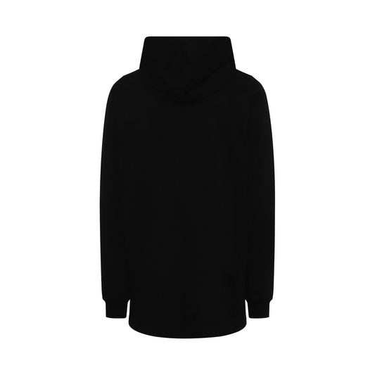 Rick Owens Classic Hoodie in Black BA