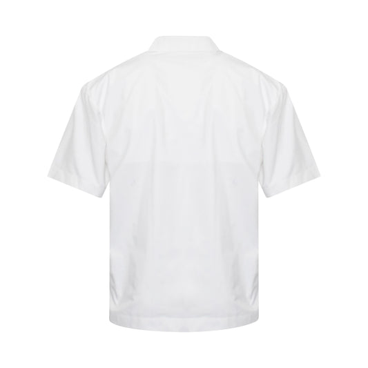 Juggler Pin Up Bowling Shirt in White