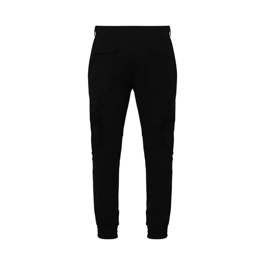 Juunj Multi Cargo Jogger Pants Black