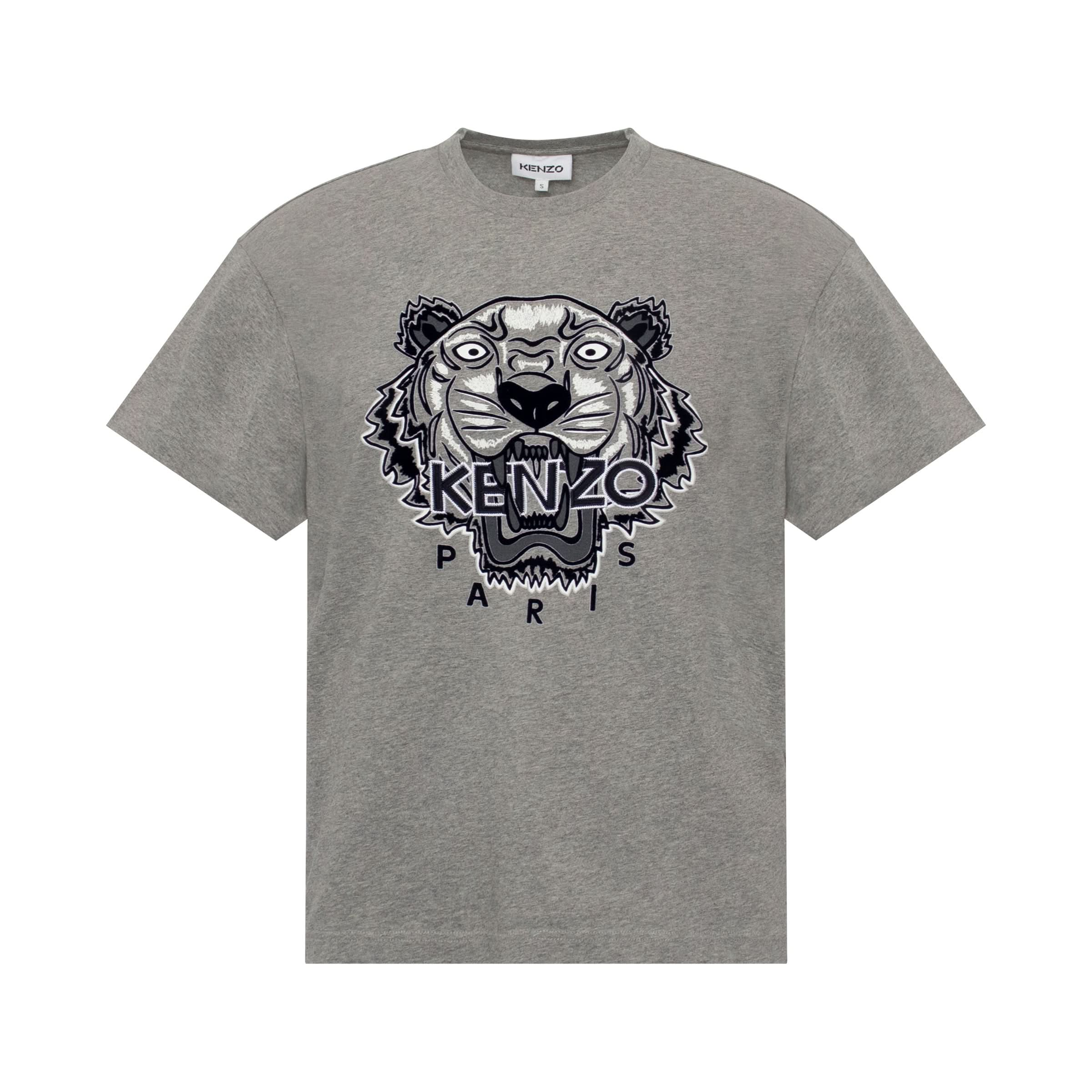 Oversize Classic Tiger T-Shirt in Pearl Grey