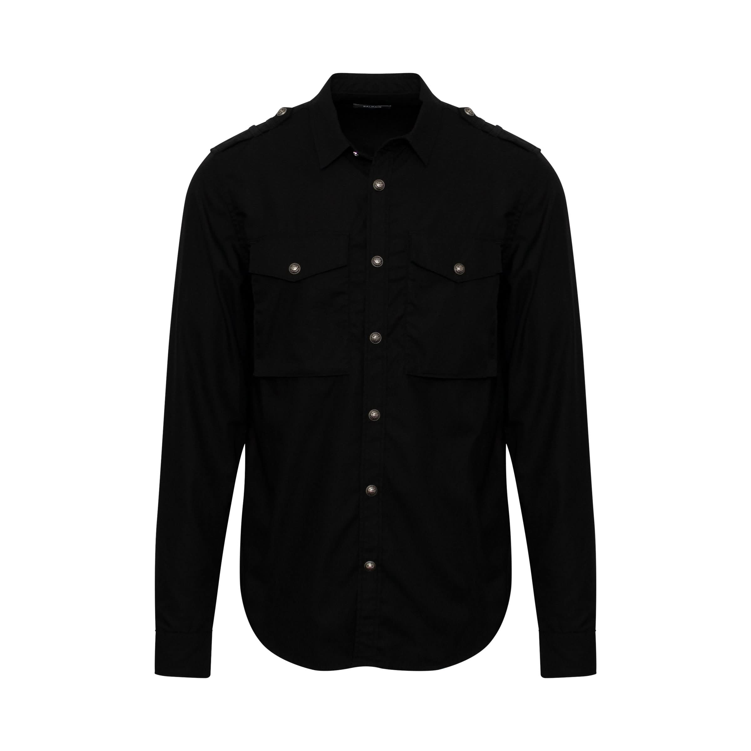 Printed Logo Shirt in Black