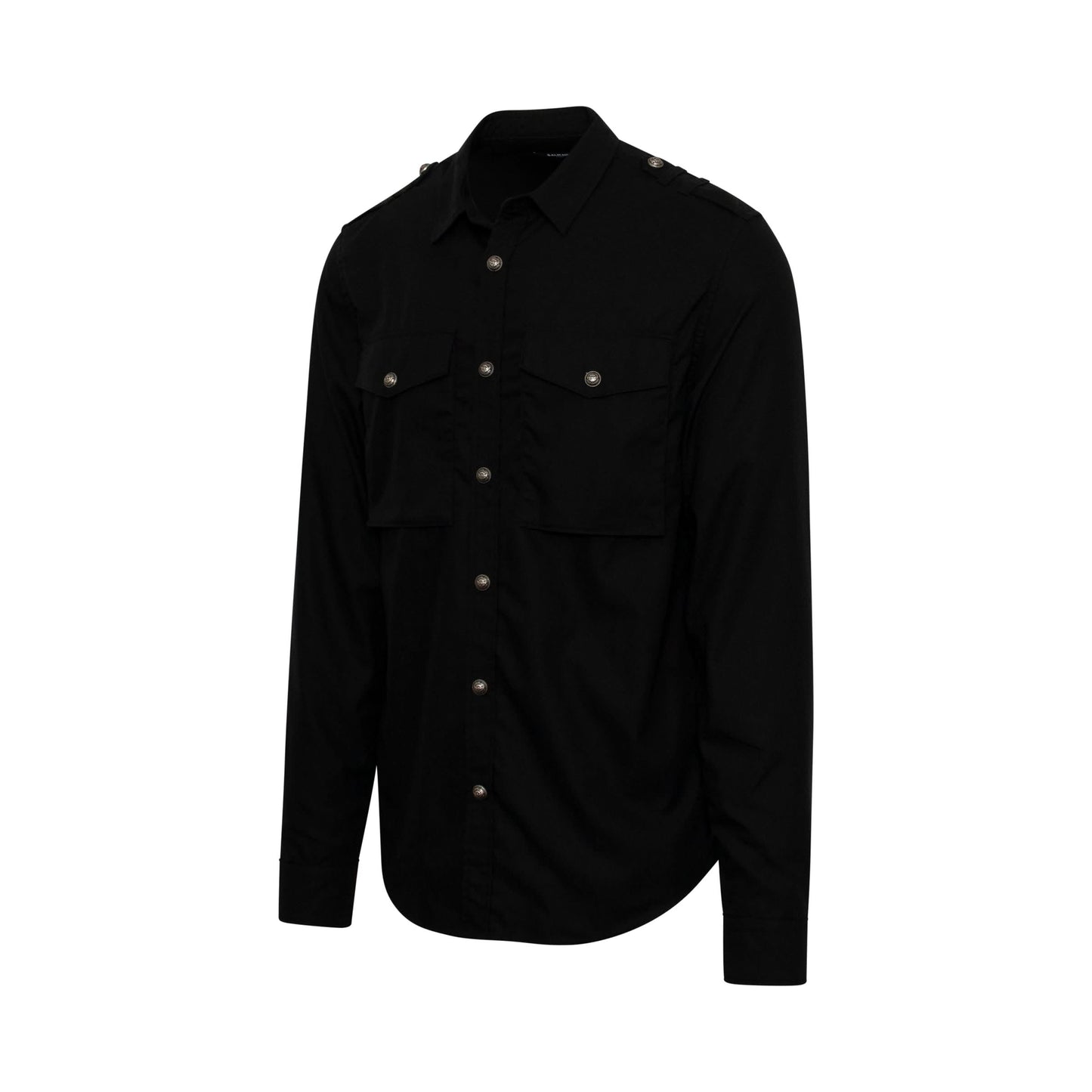 Printed Logo Shirt in Black