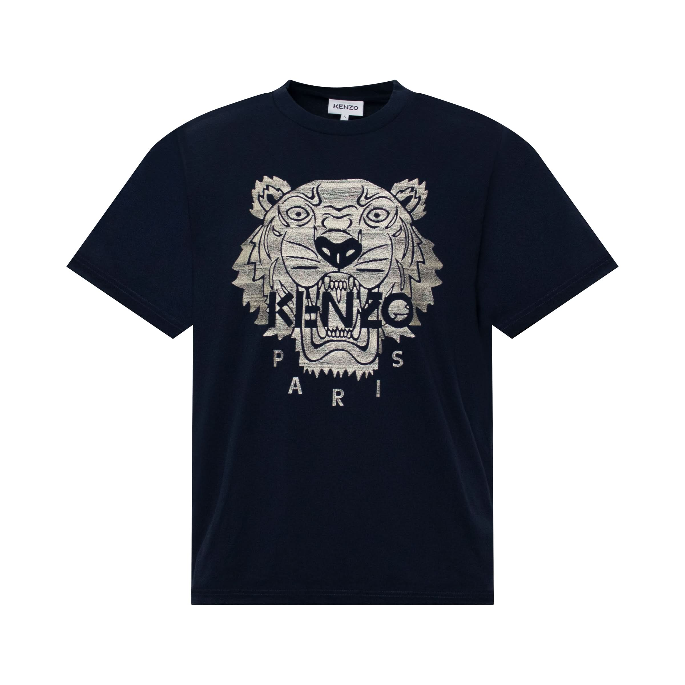 Oversize Classic Tiger T-Shirt in Navy Blue