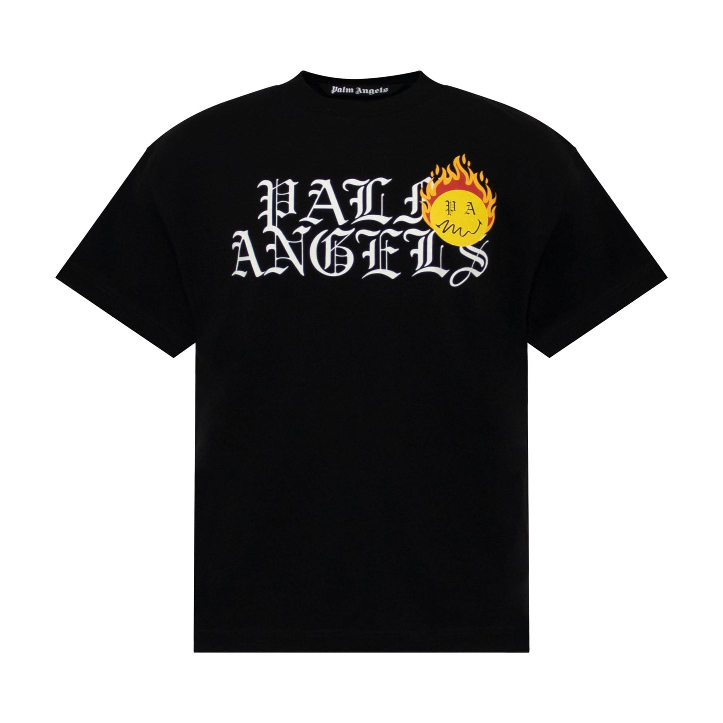 Burning Head Logo T-Shirt in Black