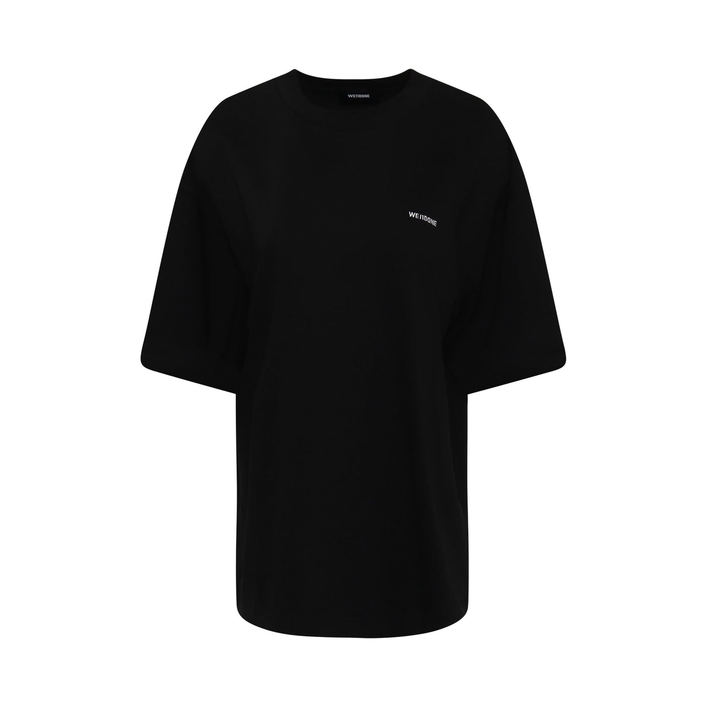 Classic Logo High Neck T-Shirt in Black