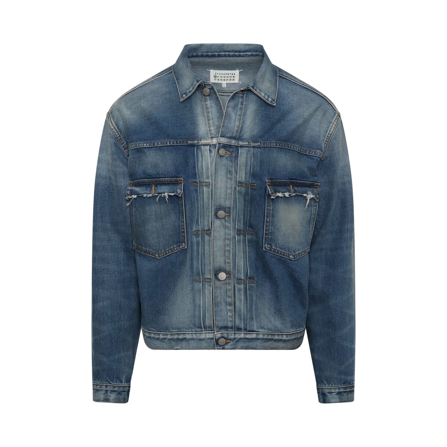 Stonewashed Denim Jacket in Blue