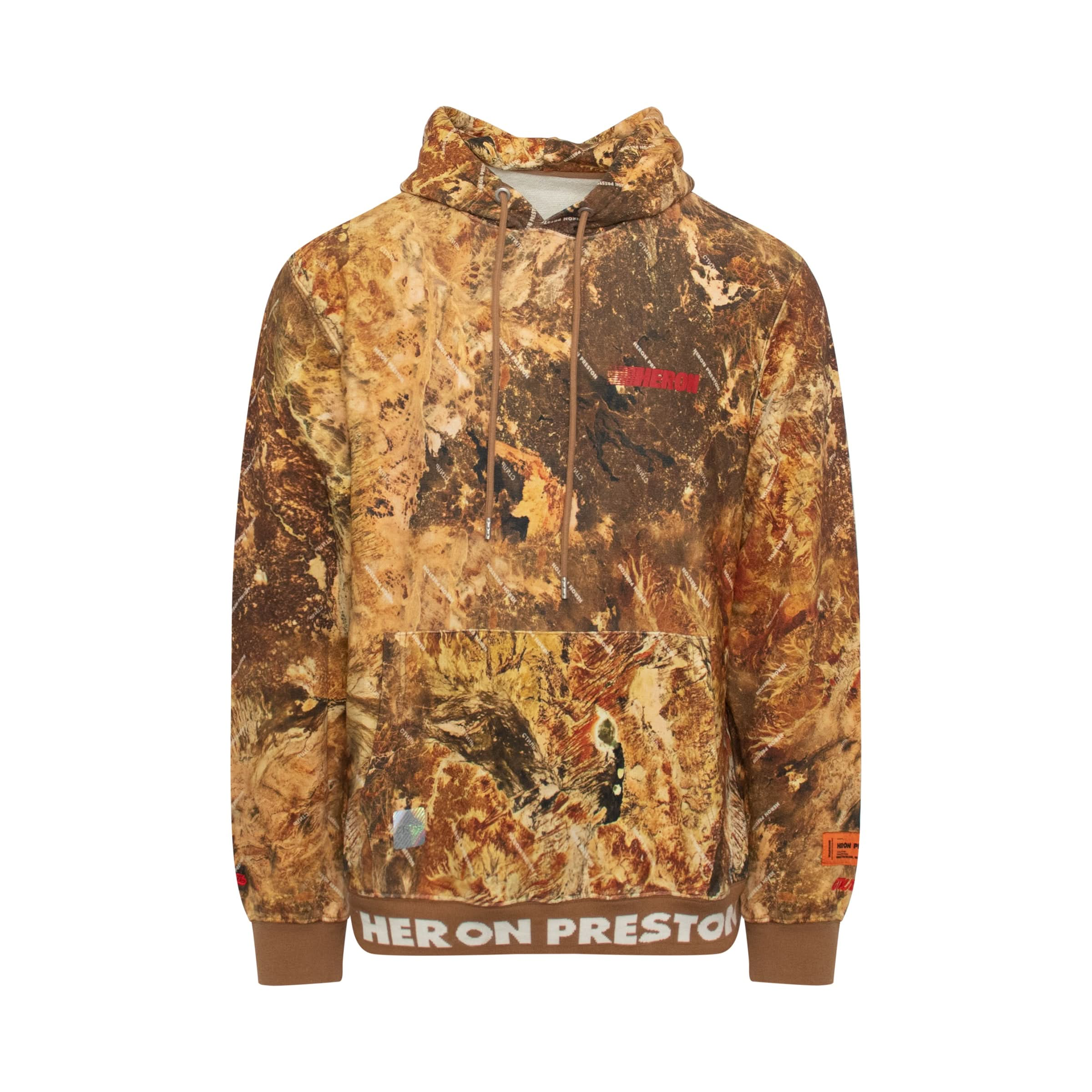 Sweat Camo Hoodie in Camo/Red