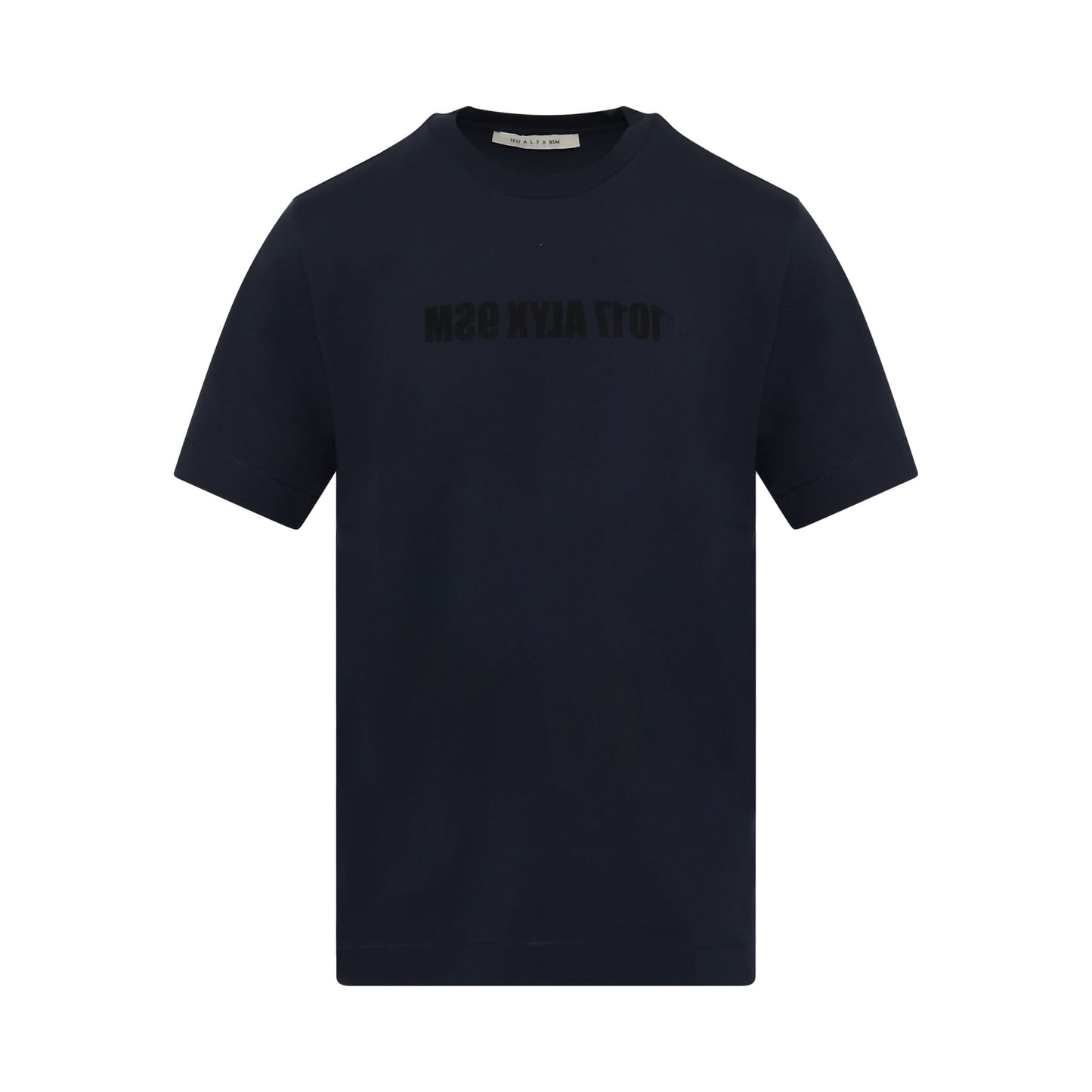 Mirrored Logo T-Shirt in Navy