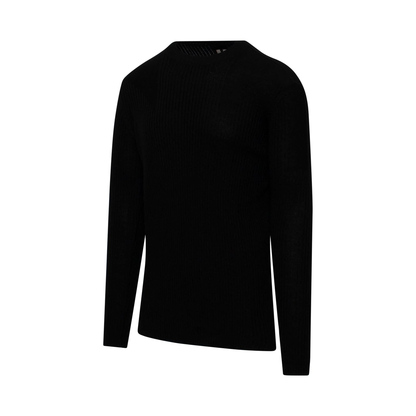 Fisherman Round Knitwear in Black