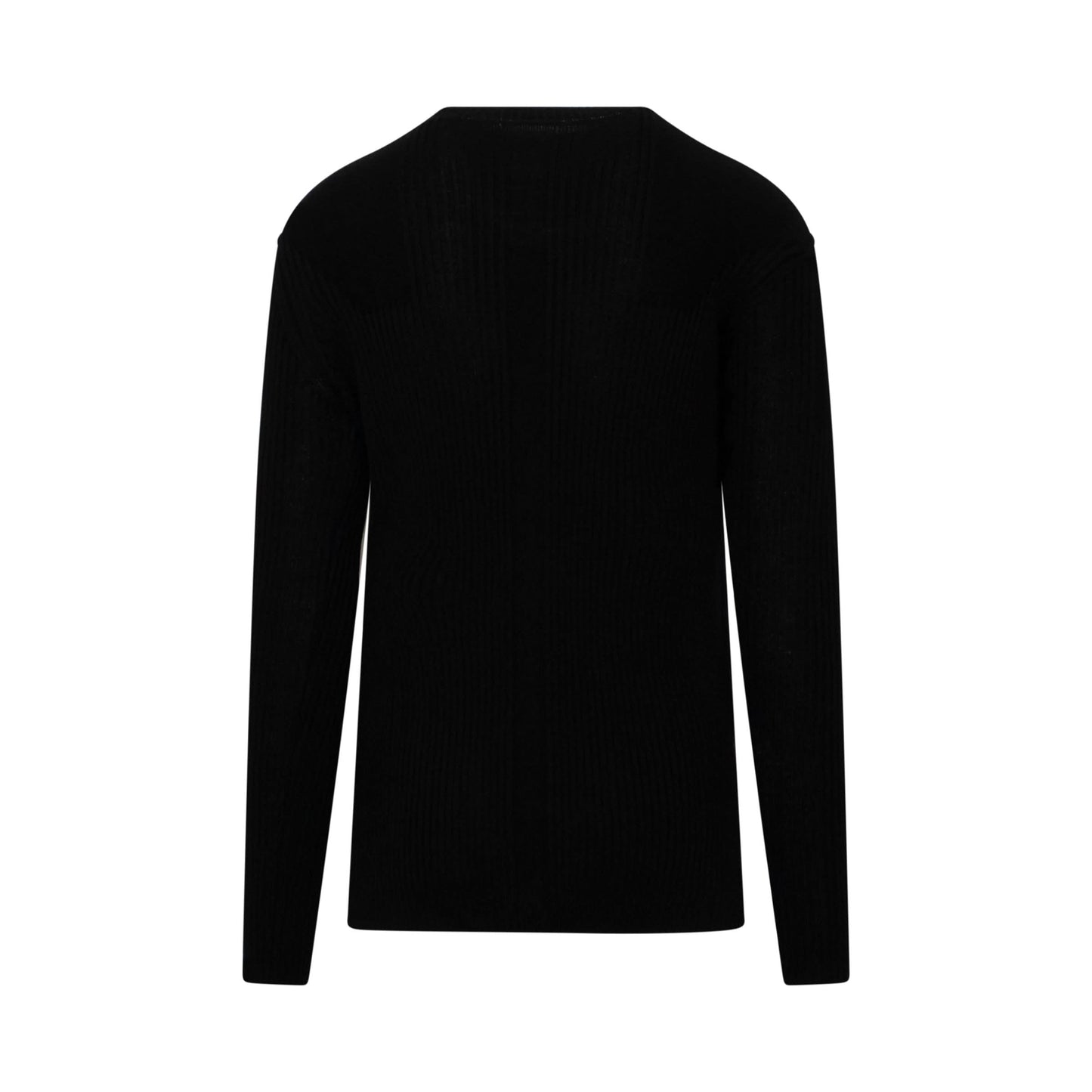 Fisherman Round Knitwear in Black