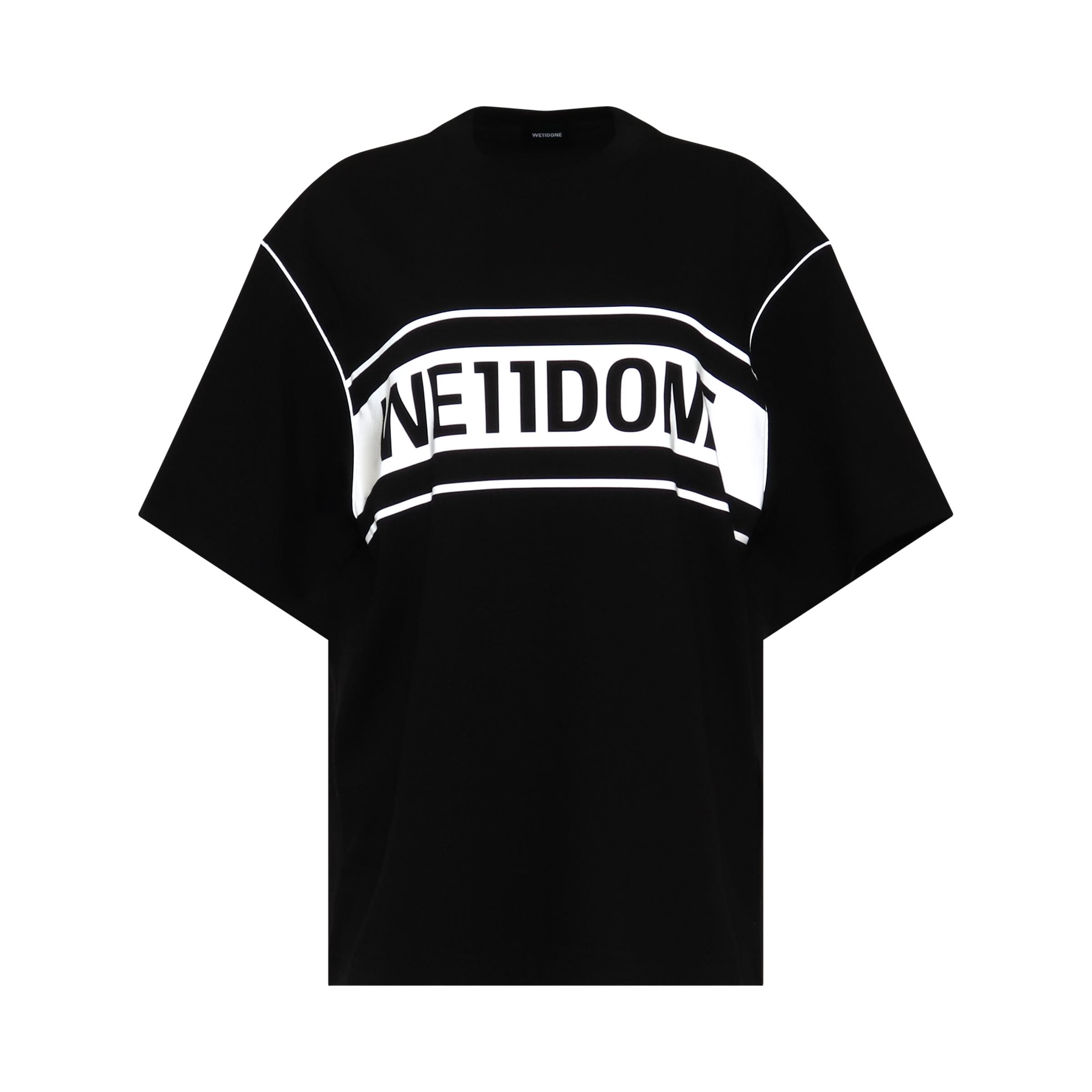 Reflective Logo T-Shirt in Black